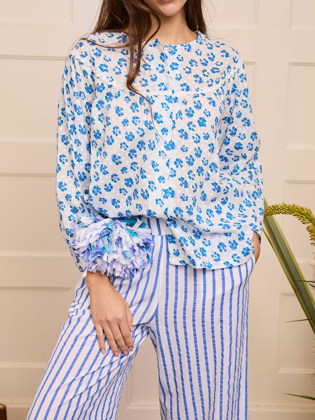 Fennel Pants Blue Stripes