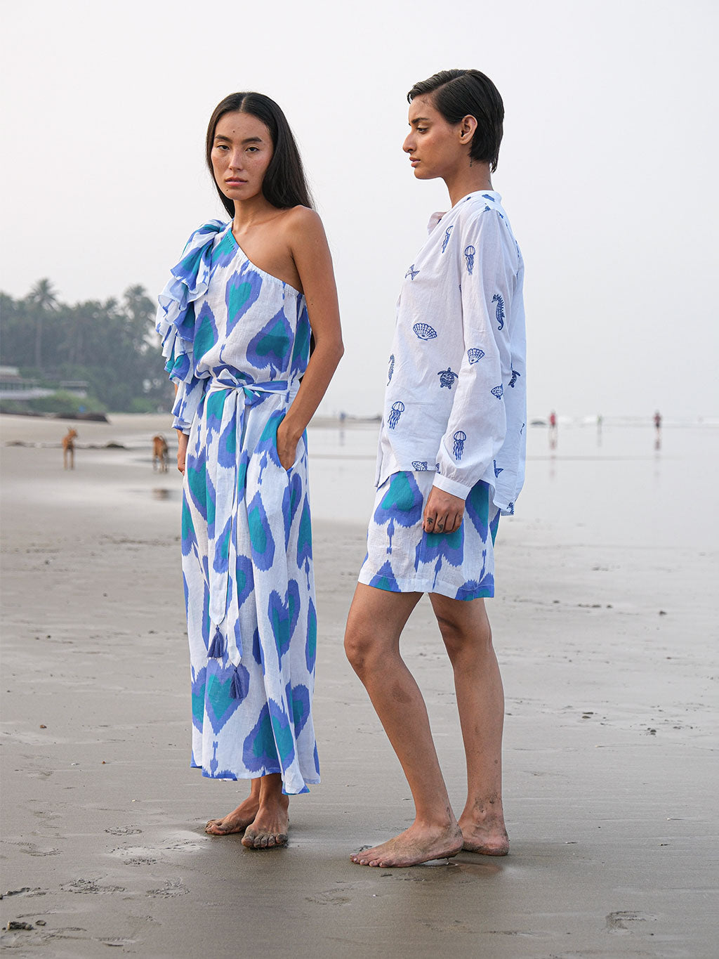 Lilly Pilly Short Ikat Petrol