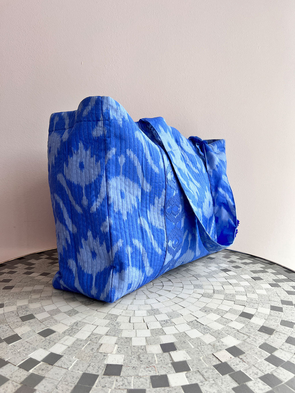 Jaipur Bag Ikat Blue