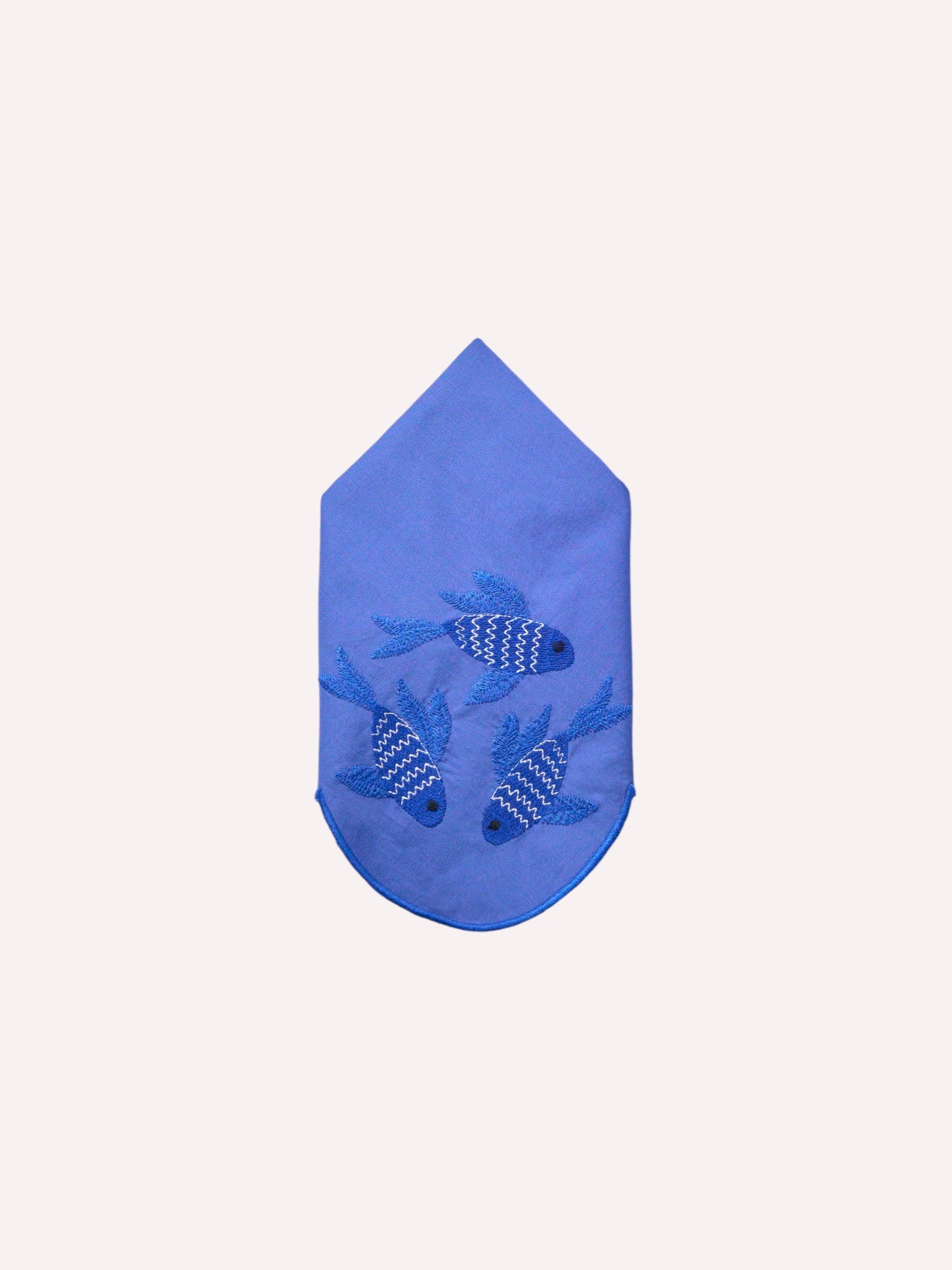 Napkin Fish on Blue
