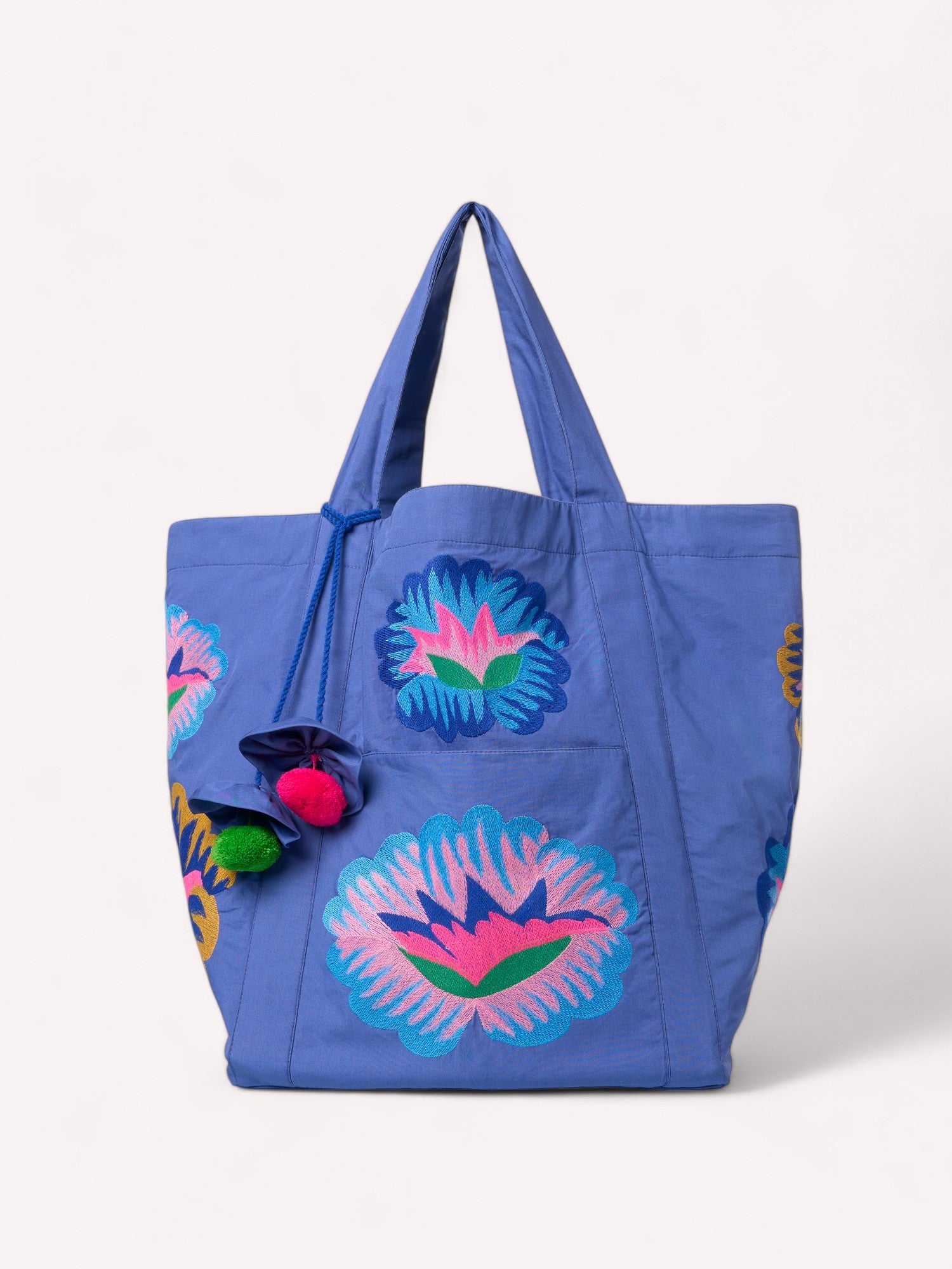 Udine Bag Lotus Flower on Blue