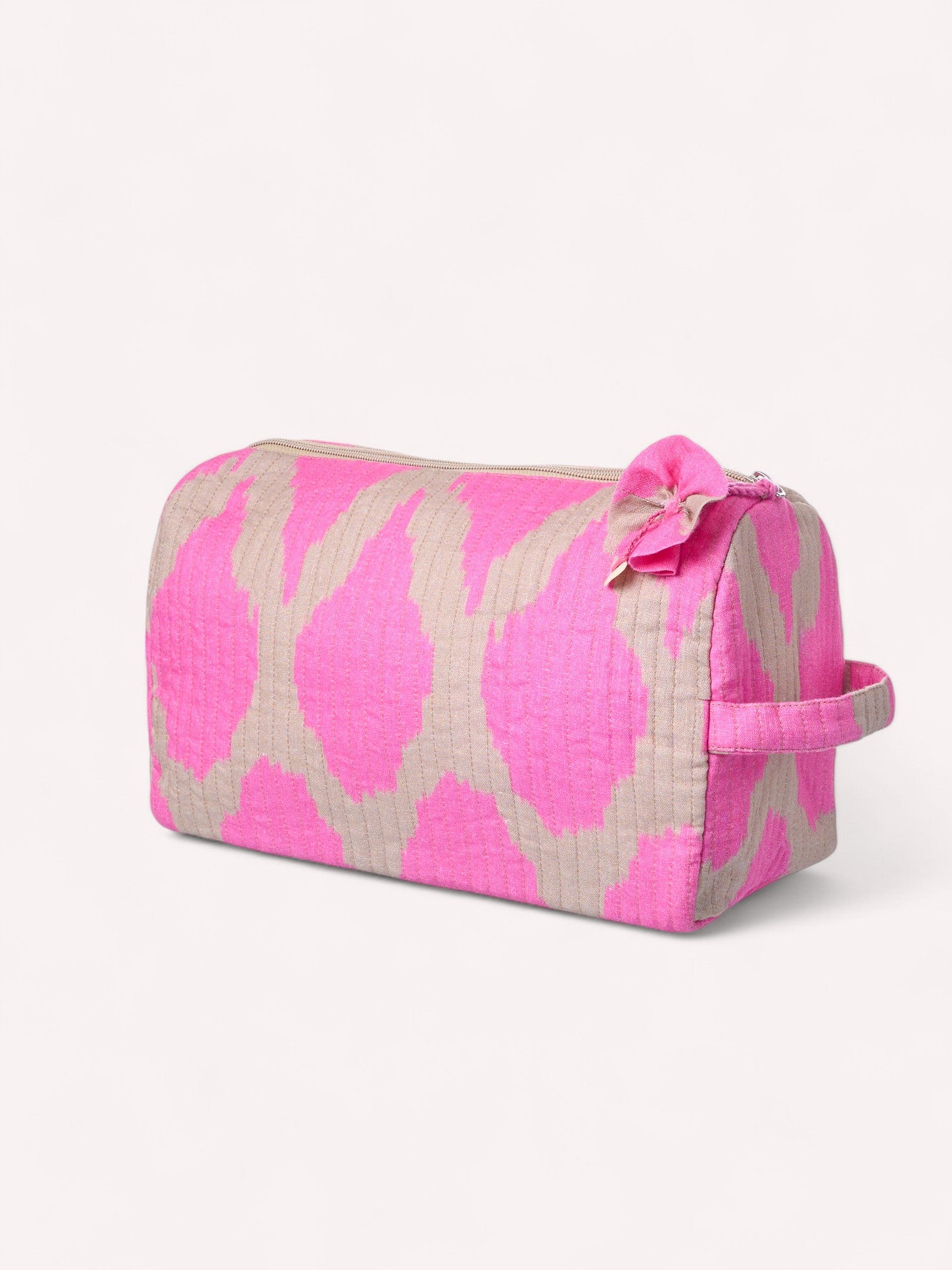 Wash Bag Ikat Pink