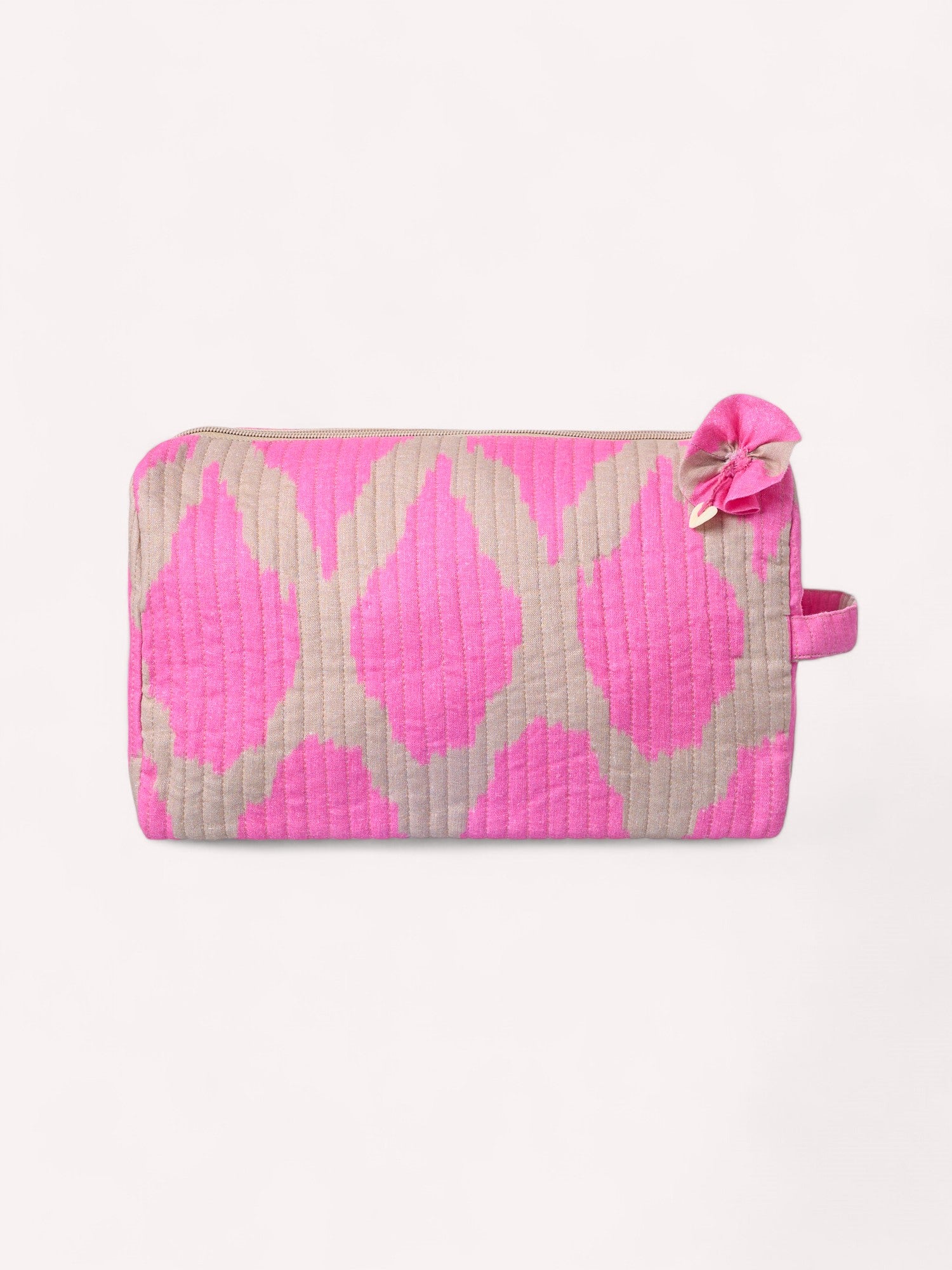 Wash Bag Ikat Pink