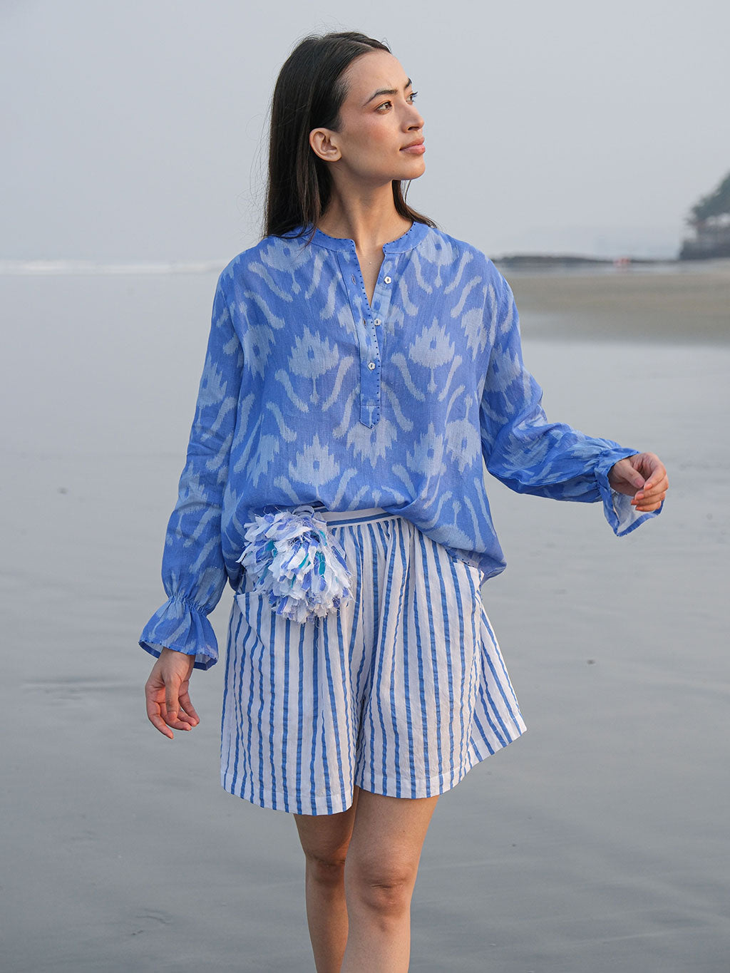 Lilly Pilly Short Blue Stripes