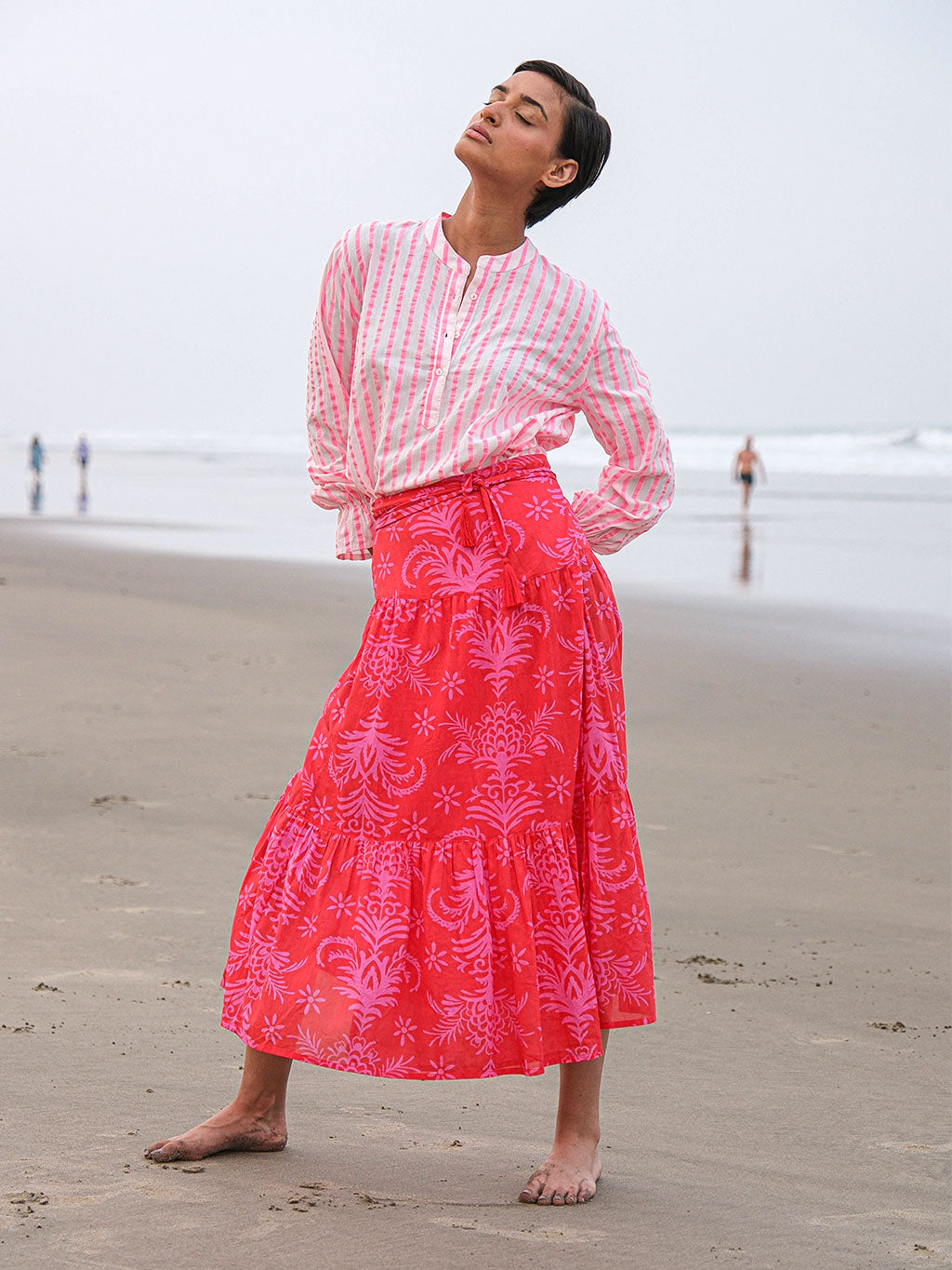 Tonka Skirt Red Palm