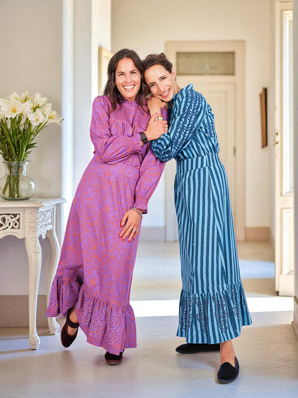 NIMO x LORI limited Piries Blouse Violet Orange