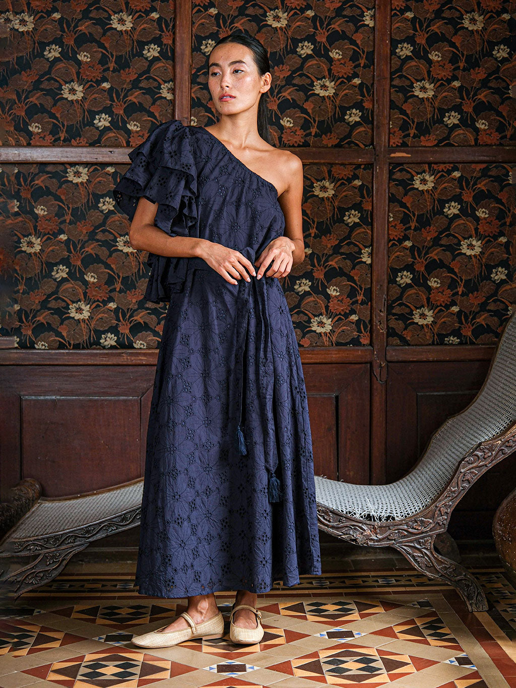 Vervain Dress Lace Navy