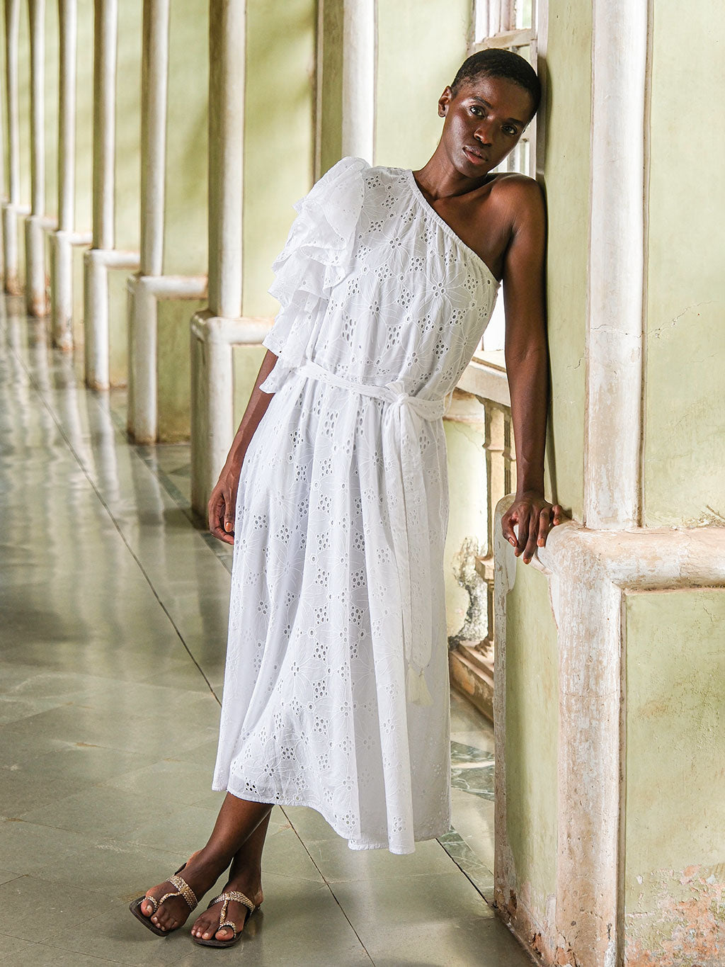Vervain Dress Lace White