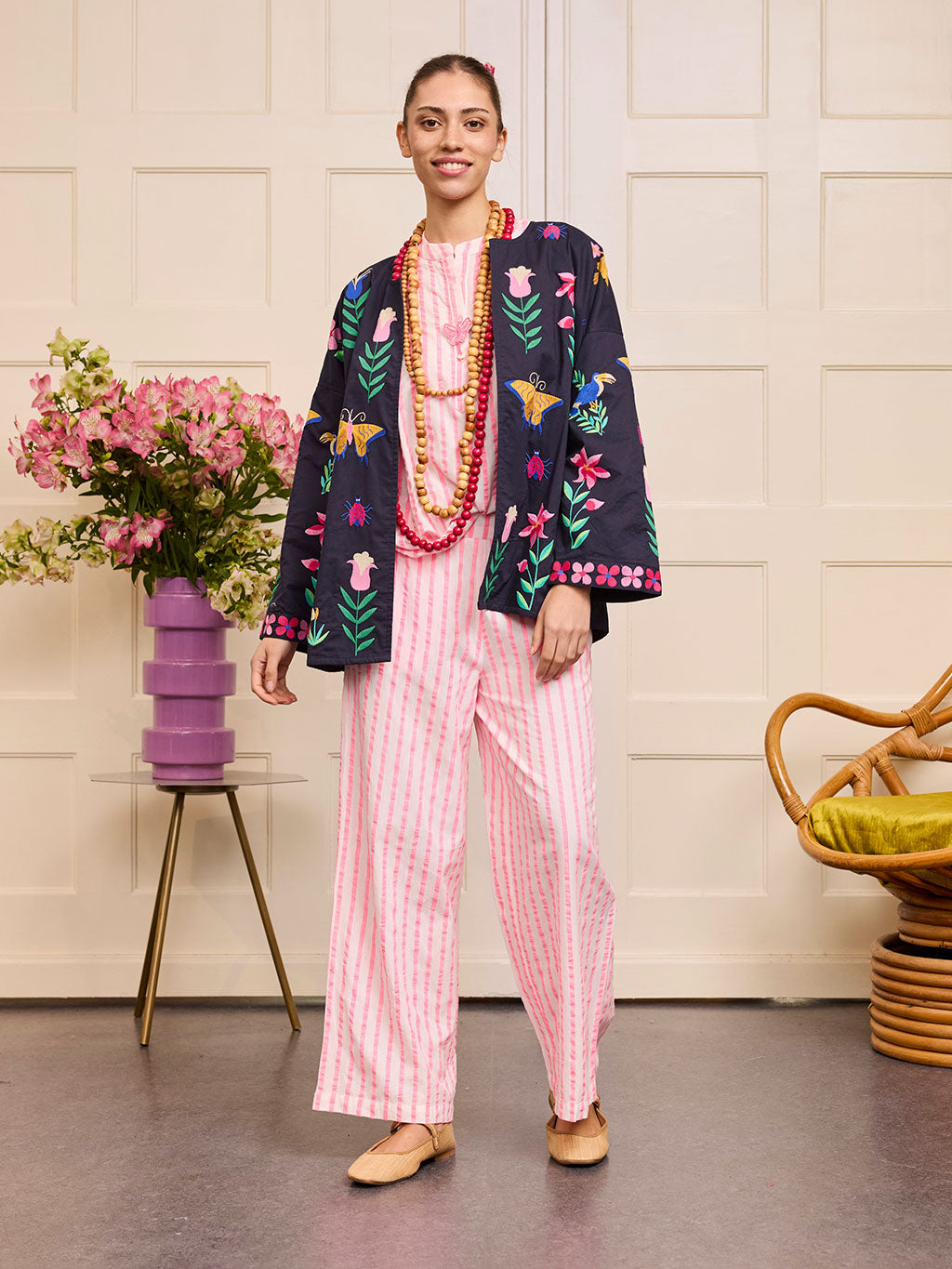 Fennel Pants Pink Stripes | Nimo with Love | Resort 2025 – Nimo