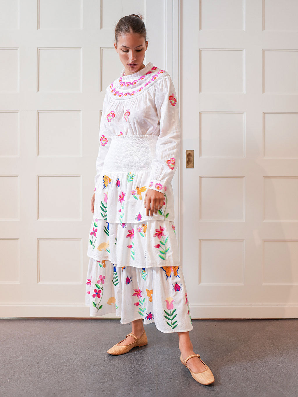 【DODO BAR OR】FLOWER EMBROIDERY SKIRT DODO BAR OR – Dodo Bar Or US