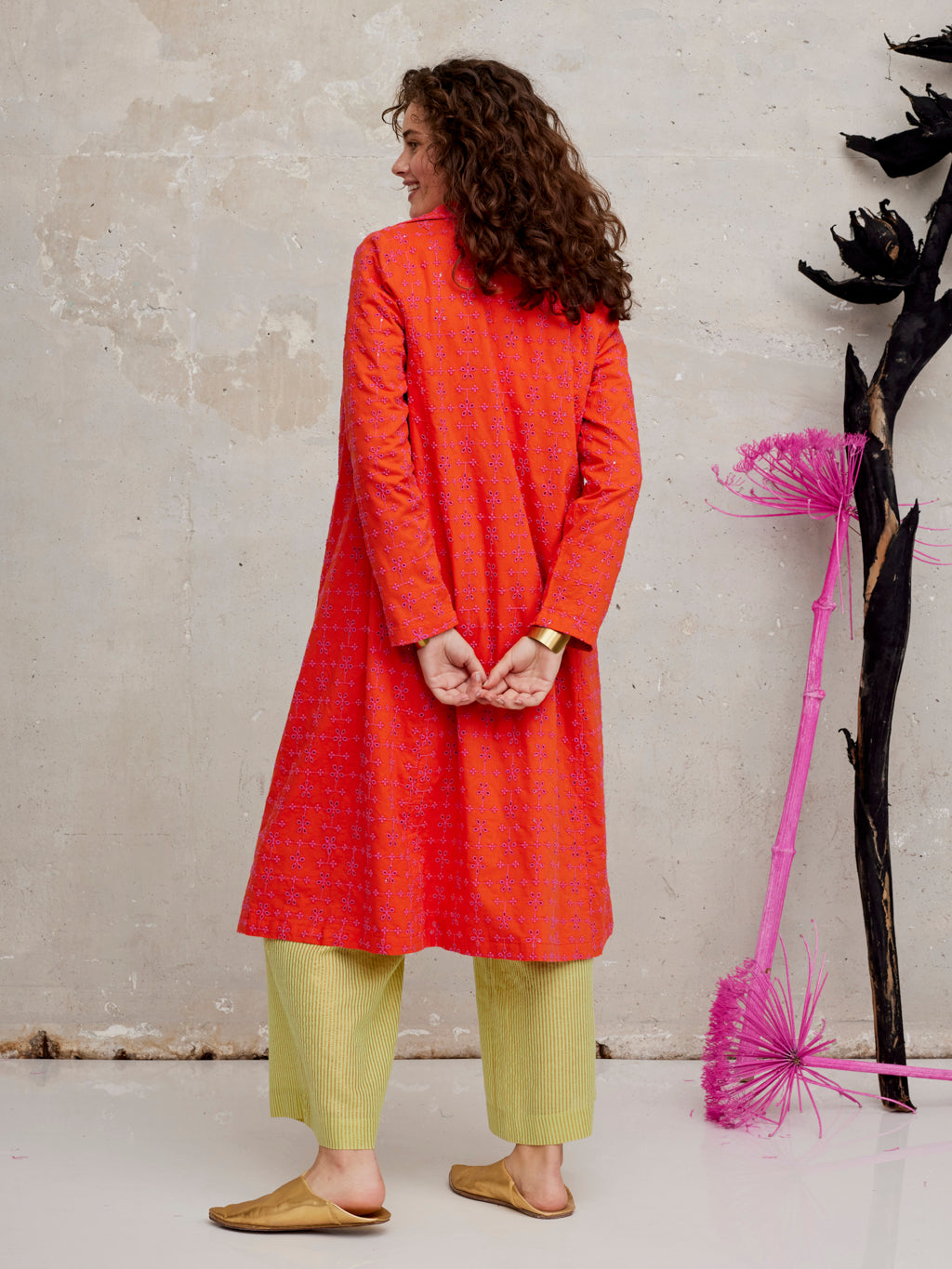 Anise Coat Lace Orange
