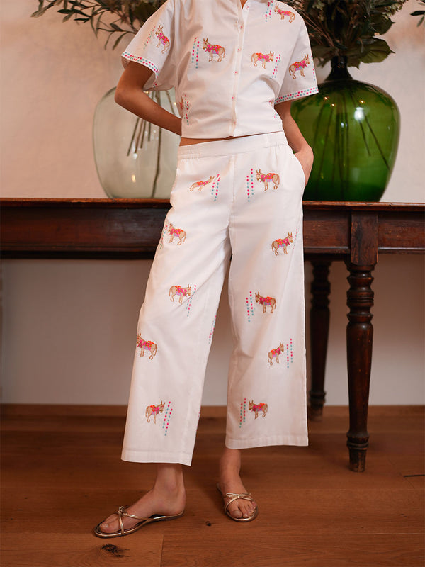 Fennel Pants Donkey on White