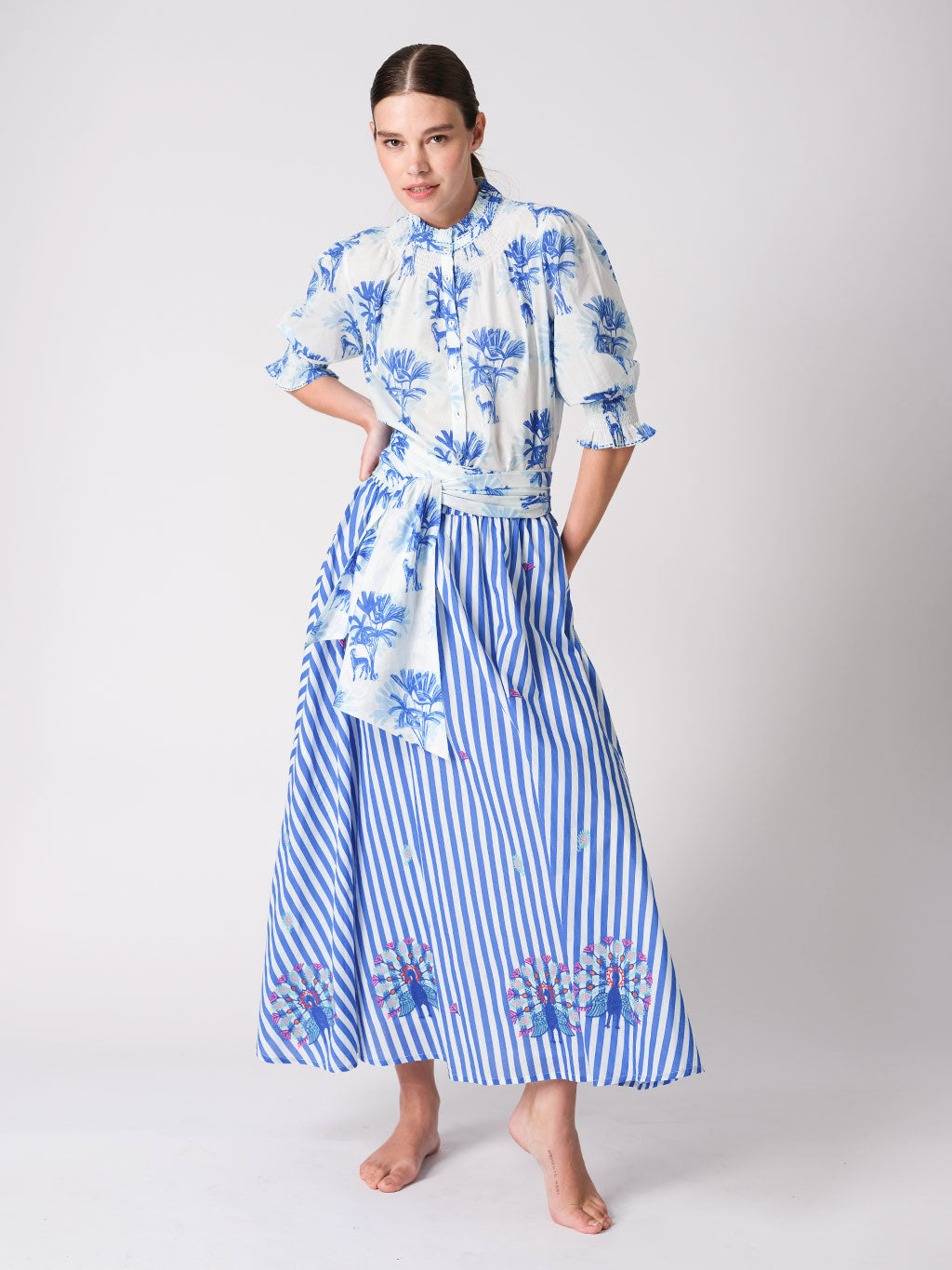 Bergamot Blouse Zebra