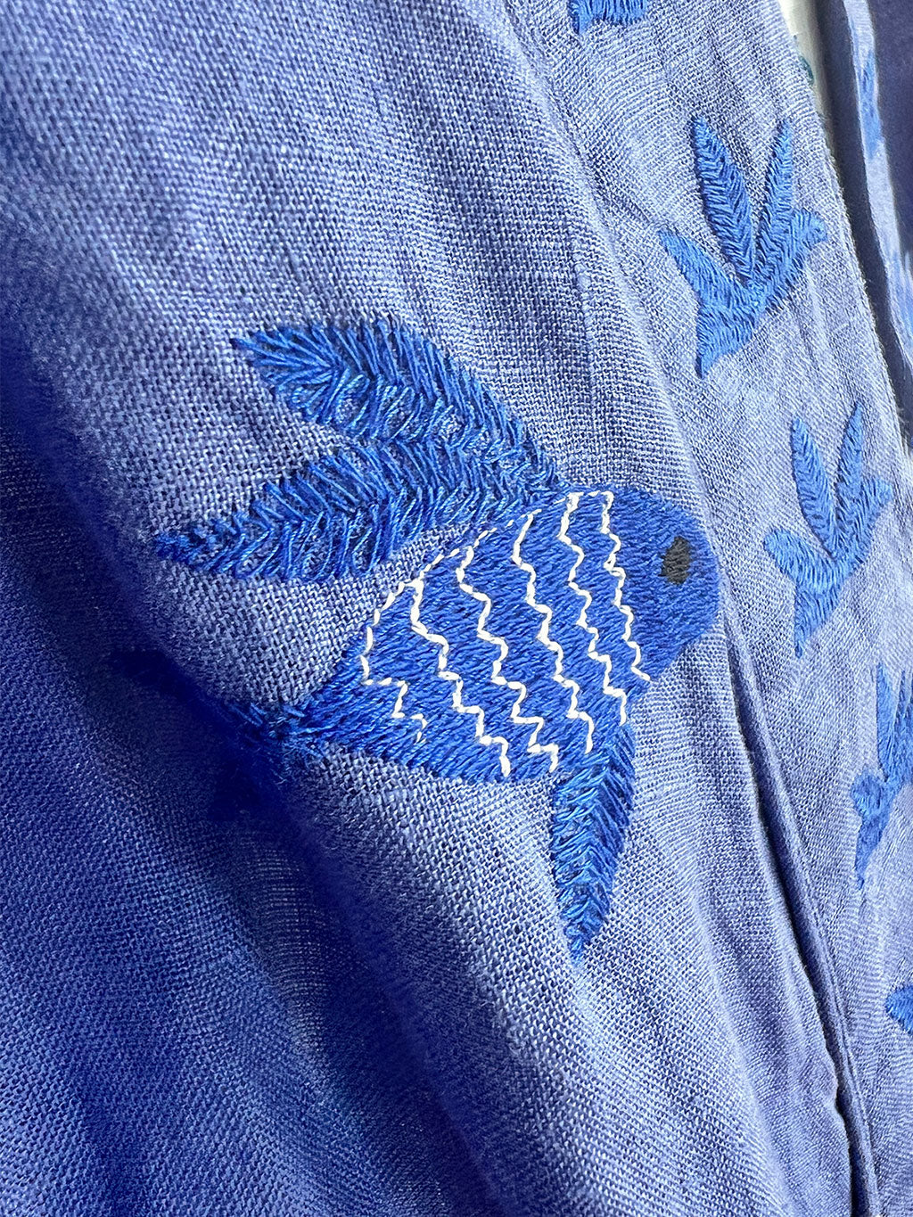 Kimono Fish on Blue