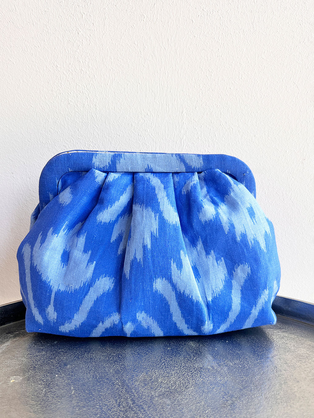 Clutch Ikat Blue