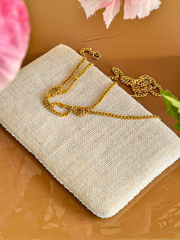 Beaded Bag Red Shells