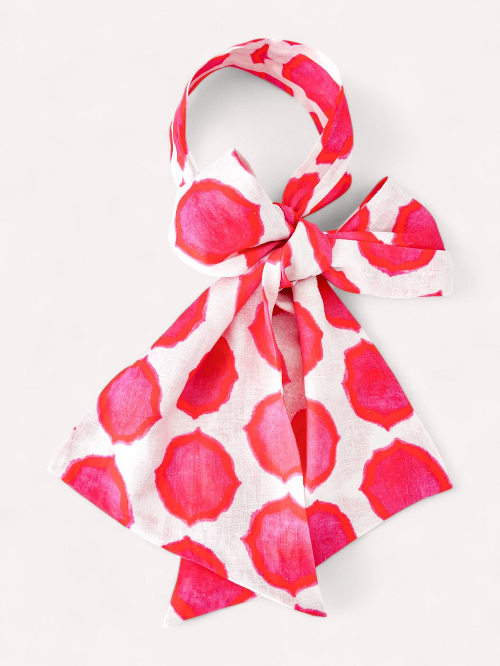 Scarf Belt Ikat Pink Orange