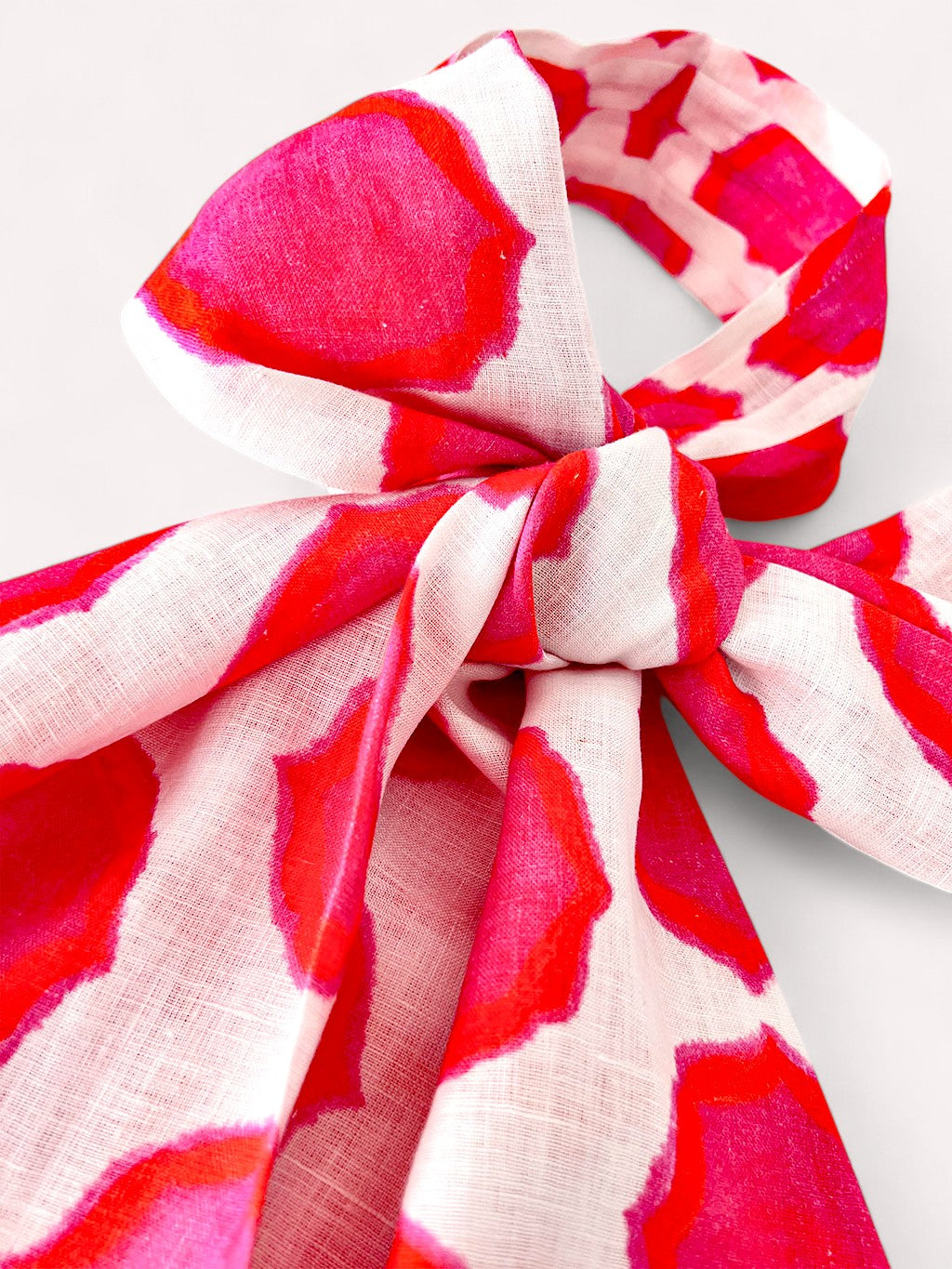 Scarf Belt Ikat Pink Orange