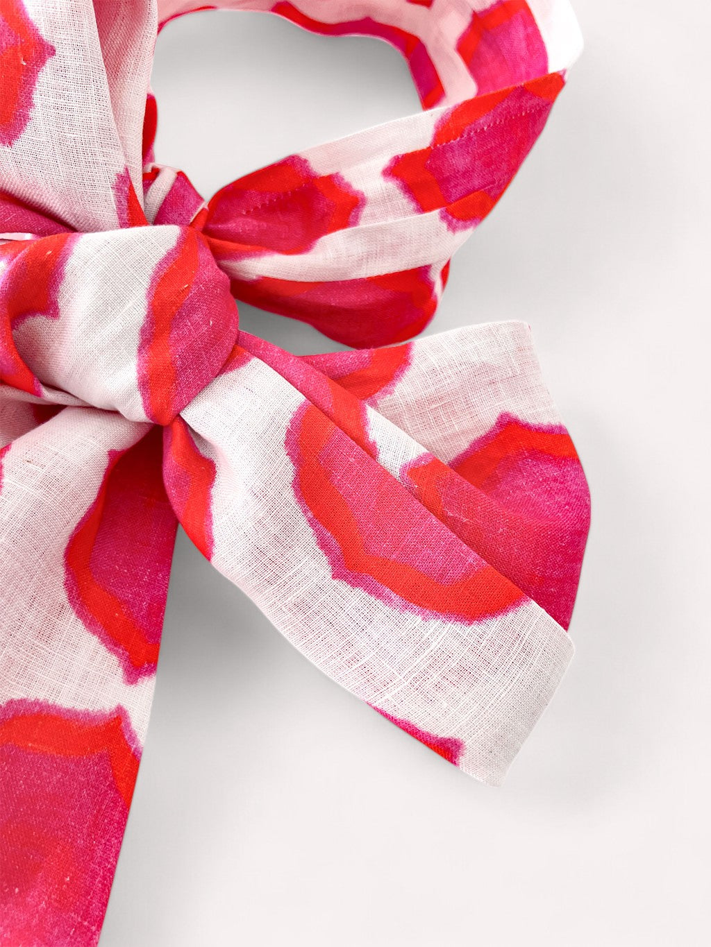 Scarf Belt Ikat Pink Orange