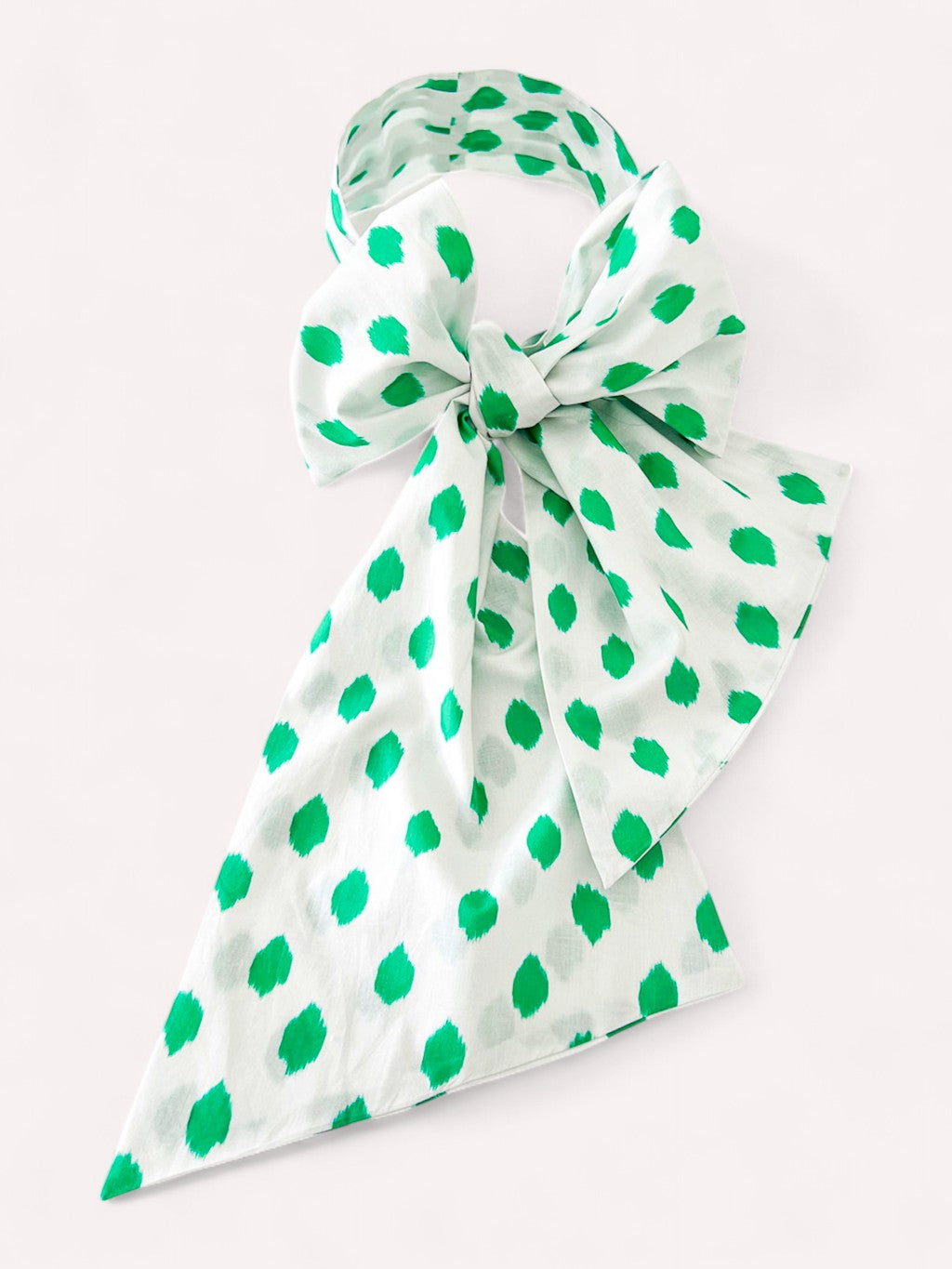 Scarf Belt Dots Emerald