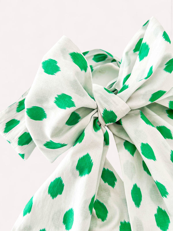Scarf Belt Dots Emerald