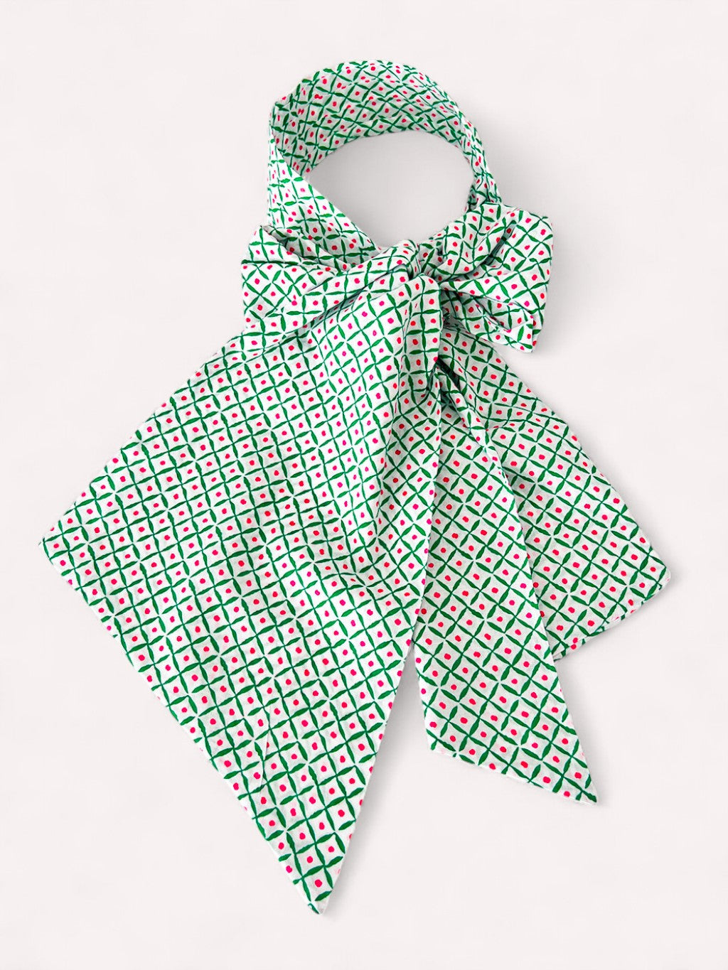 Scarf Belt Dotty Emerald