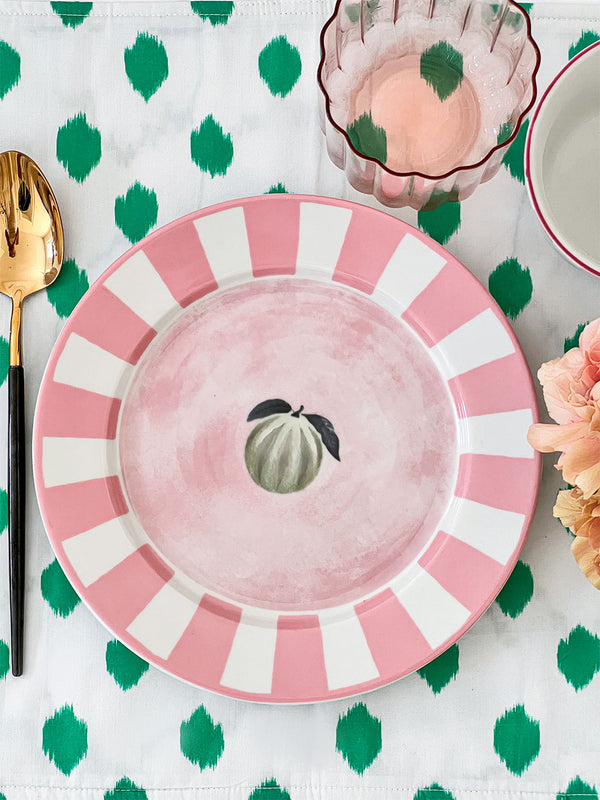 Placemat Dots Emerald