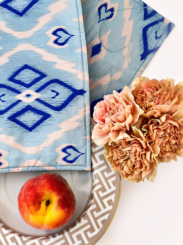 Placemat Ikat Blue