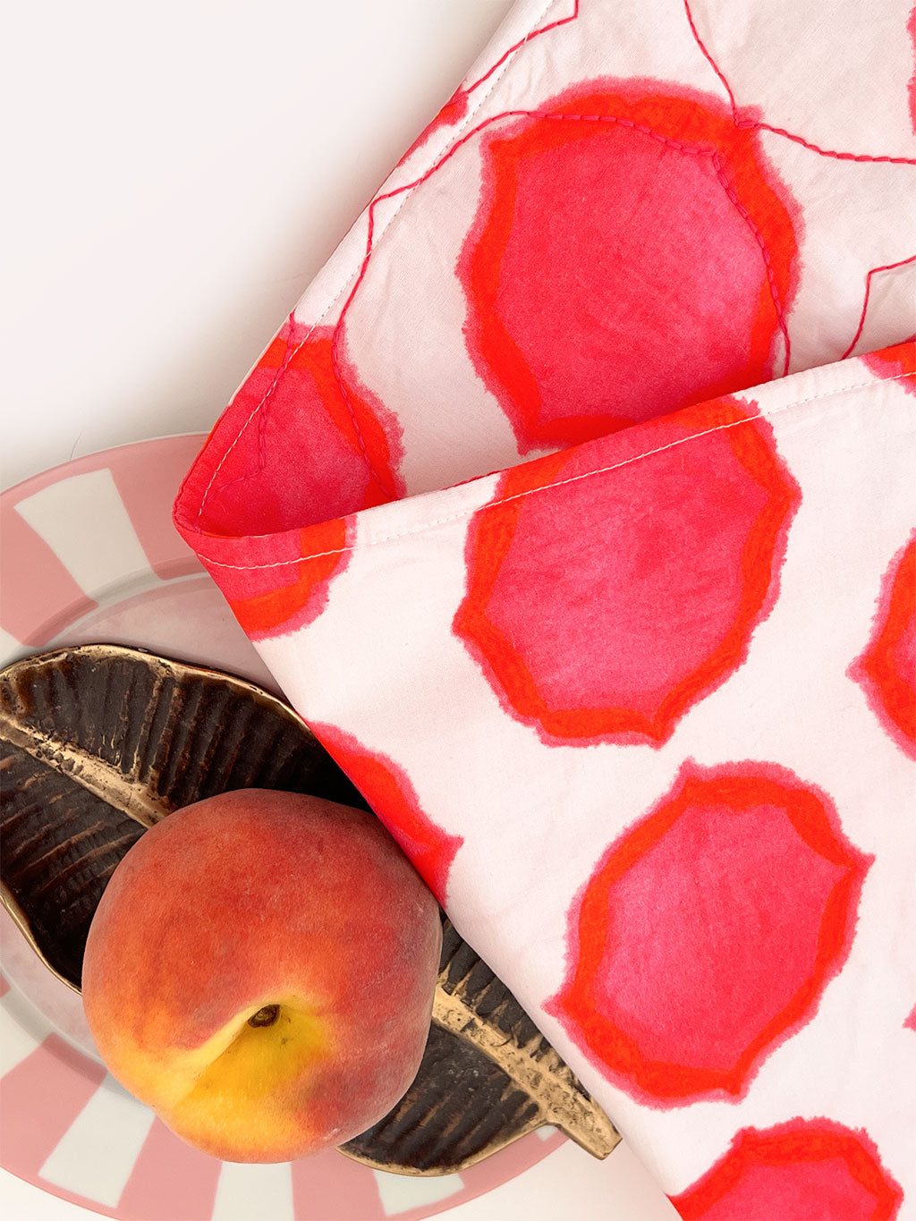 Placemat Ikat Pink Orange