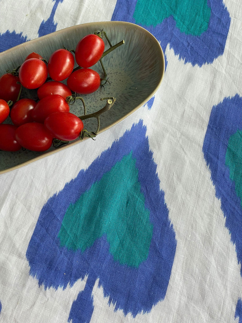 Tablecloth Ikat Petrol