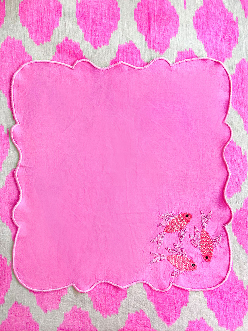 Napkin Fish on Pink