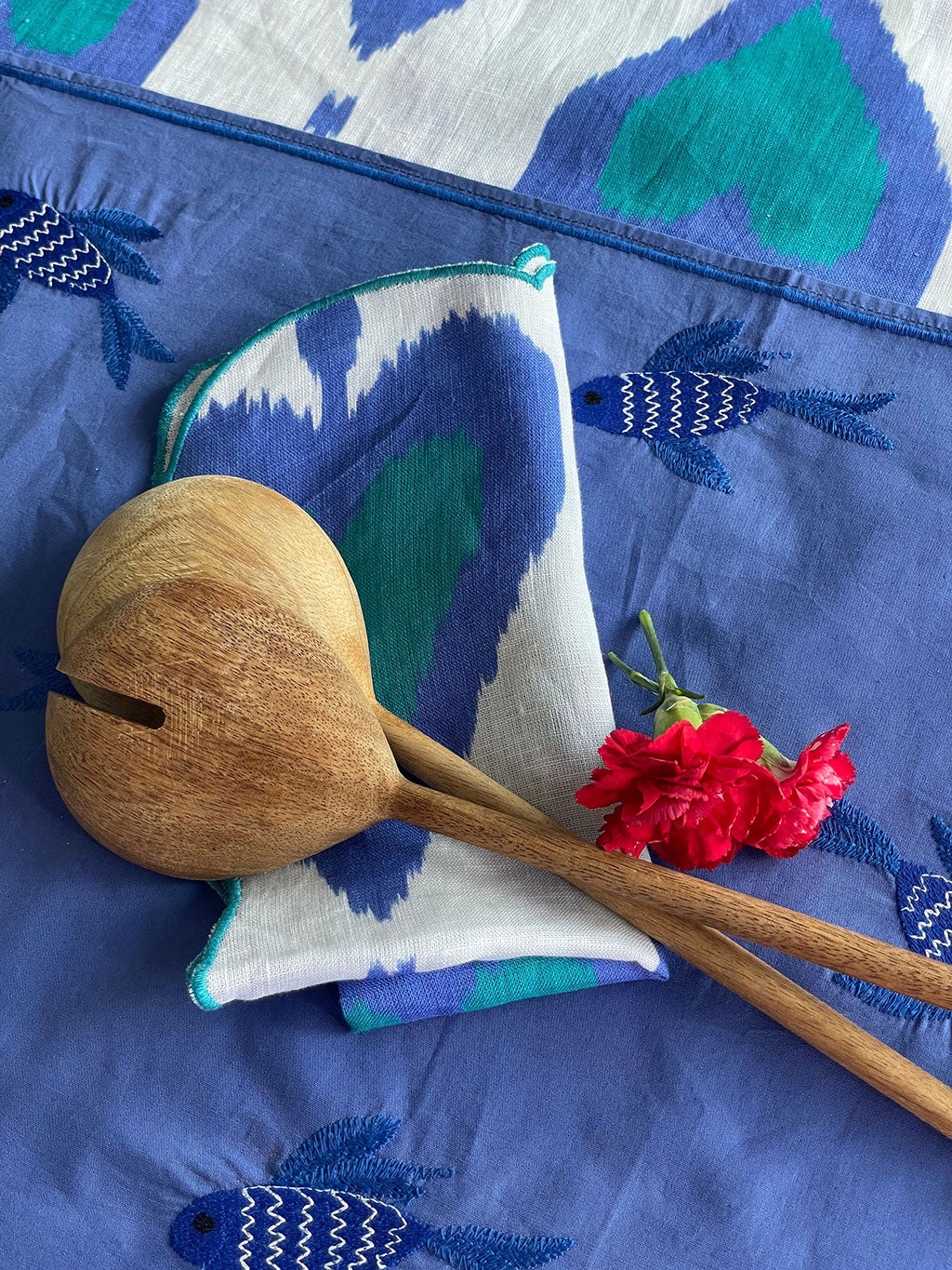 Placemat Fish on Blue