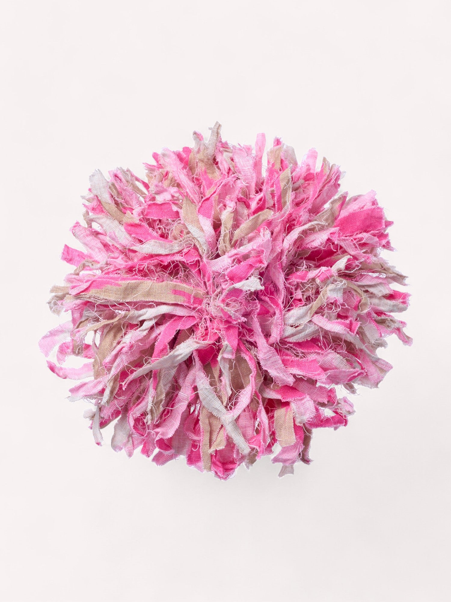 Flower Brooch Ikat Pink