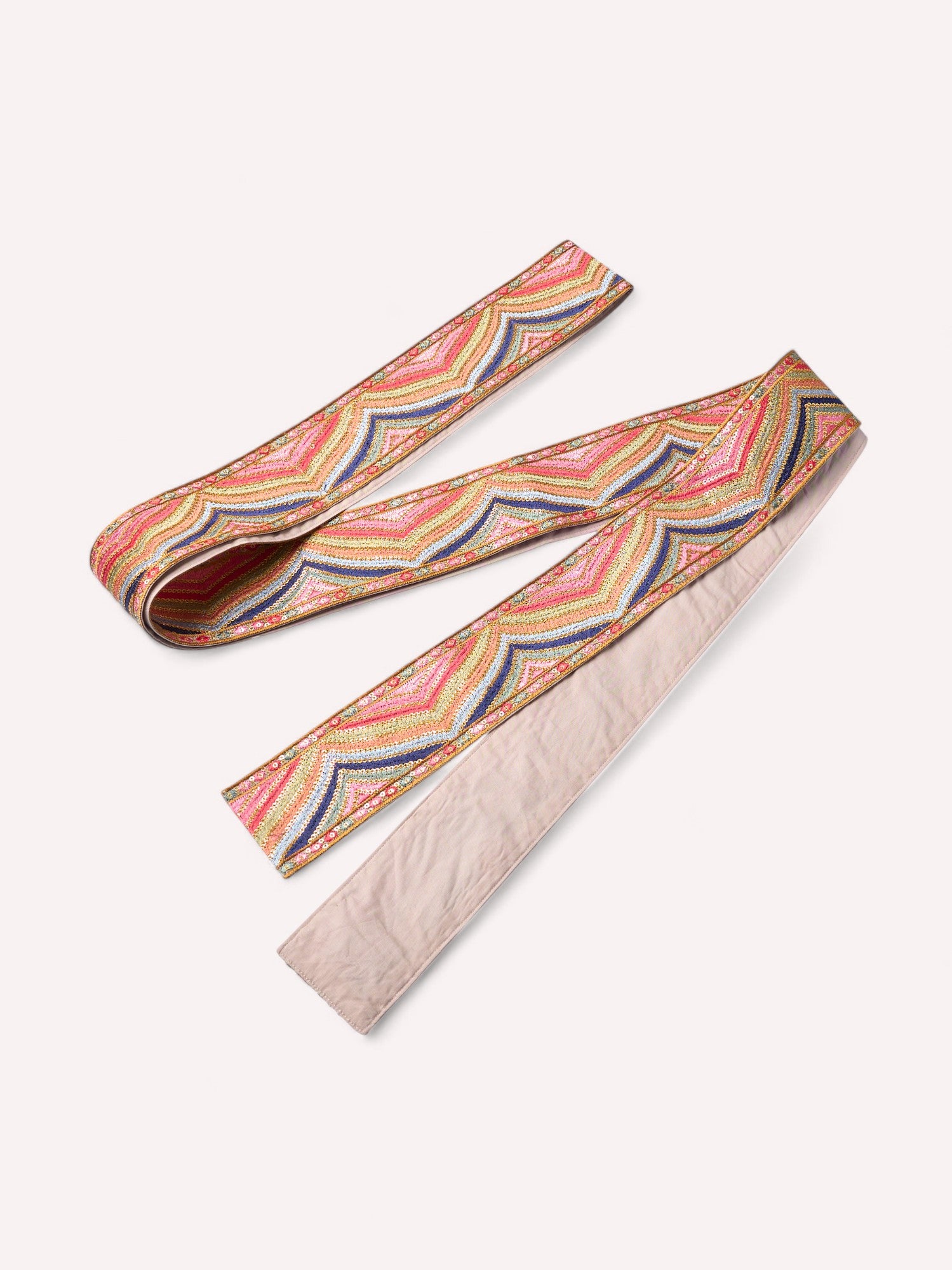 Multi Stripe Belt Lurex