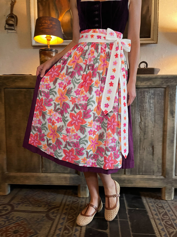 Münchner Manufaktur x Nimo Apron Flower Pink Orange