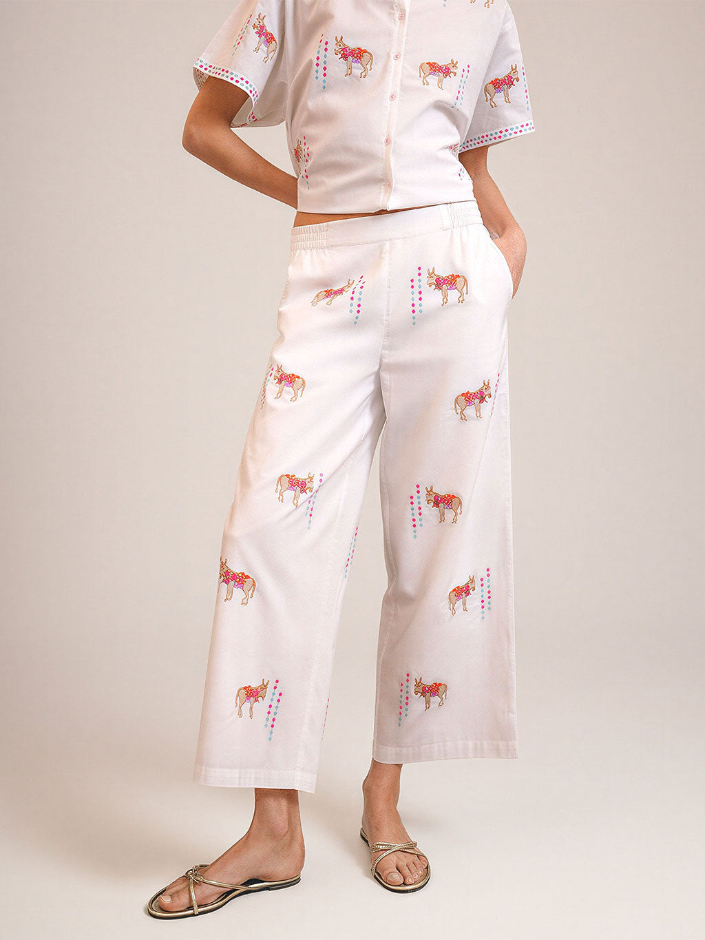 Fennel Pants Donkey on White