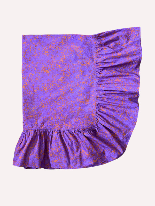 Lori x NIMO limited Tablecloth Violet Orange Flowers
