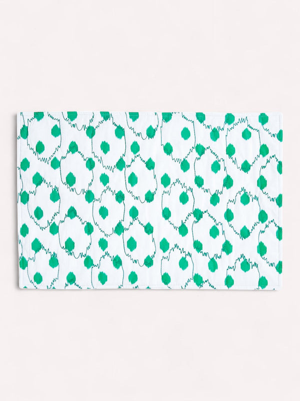 Placemat Dots Emerald