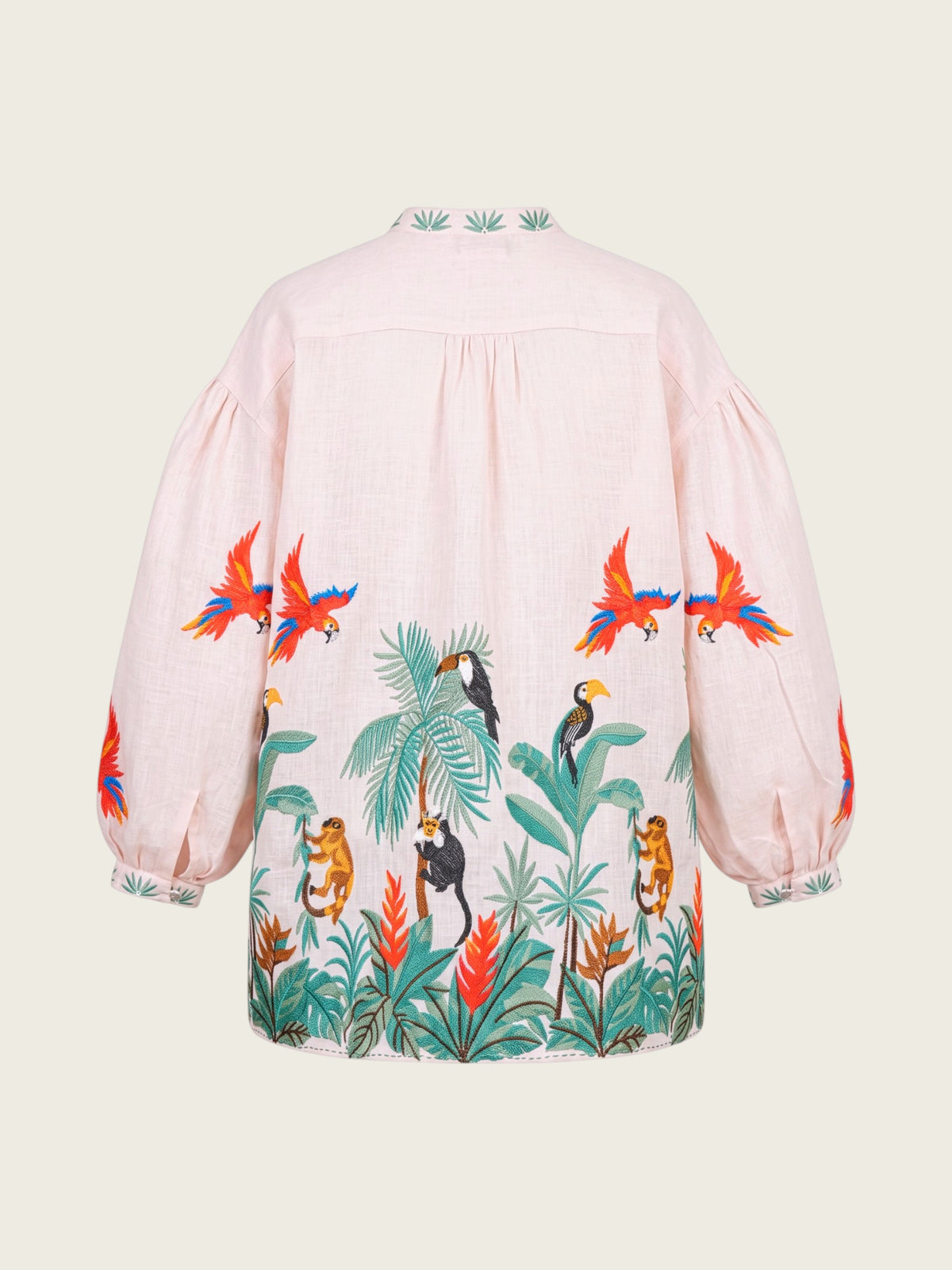 Jacaranda Blouse Brazil Embroidery