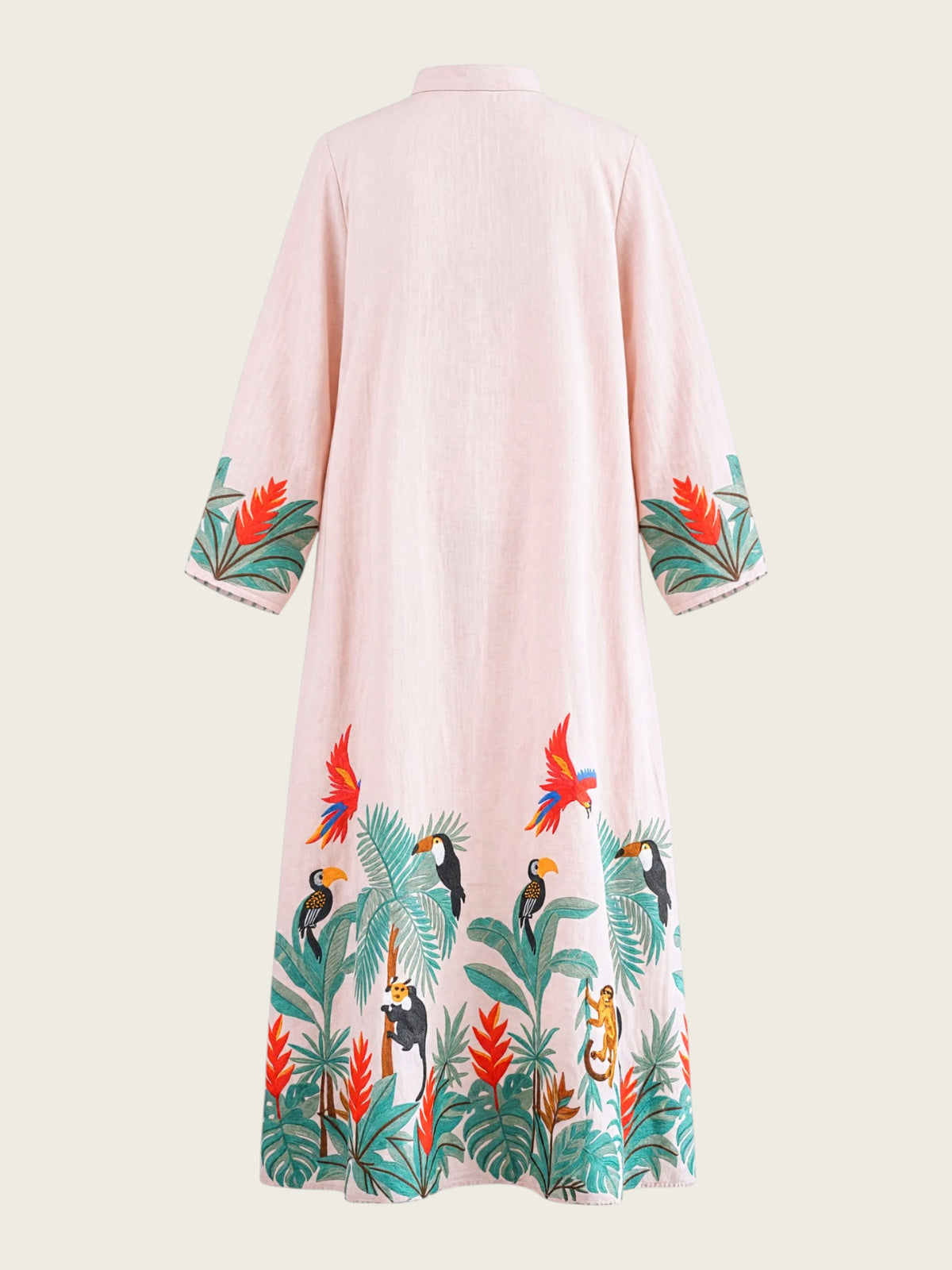 Lemon Balm  Dress Brazil Embroidery