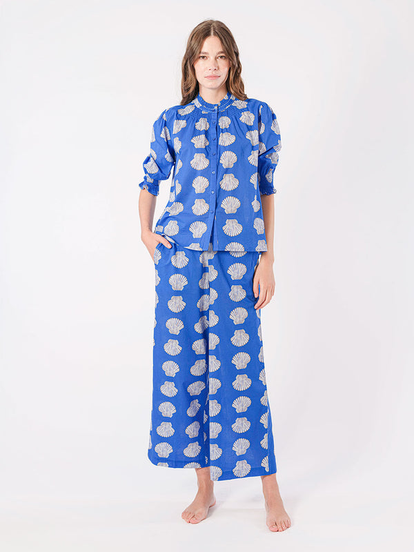 Fennel Pants Shells on Blue