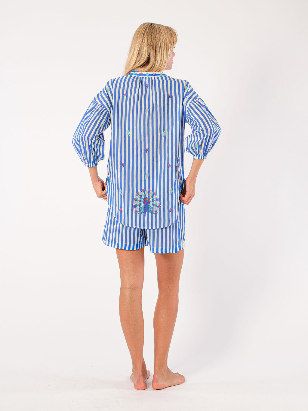 Lilly Pilly Shorts Blue Stripes