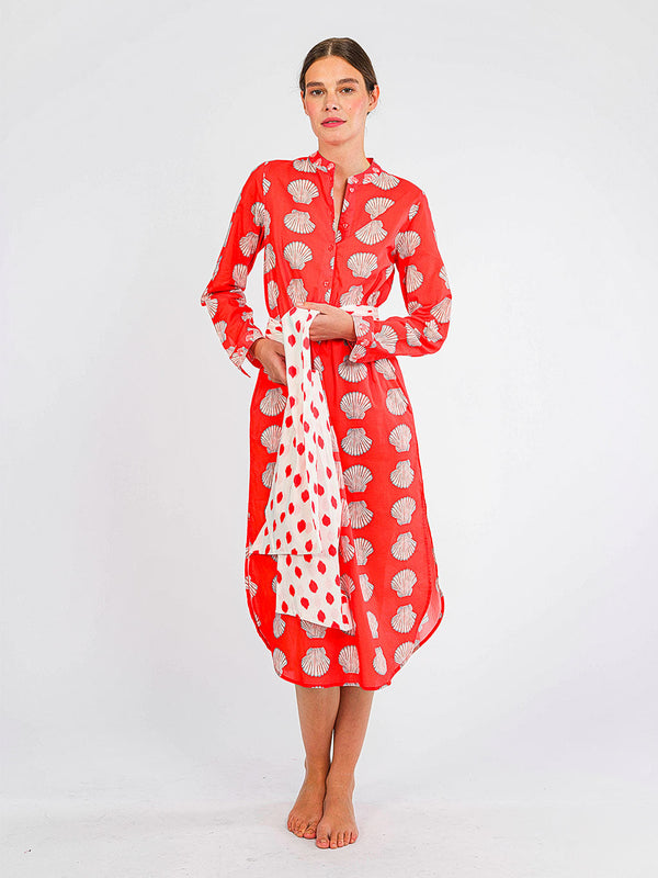 Scarf Belt Dots Red