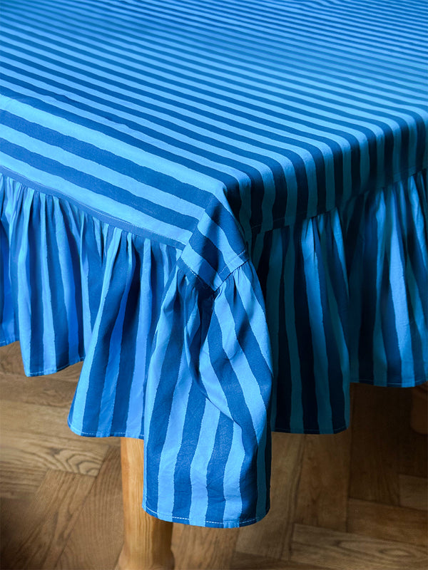 Lori x NIMO limited Tablecloth Blue Stripes